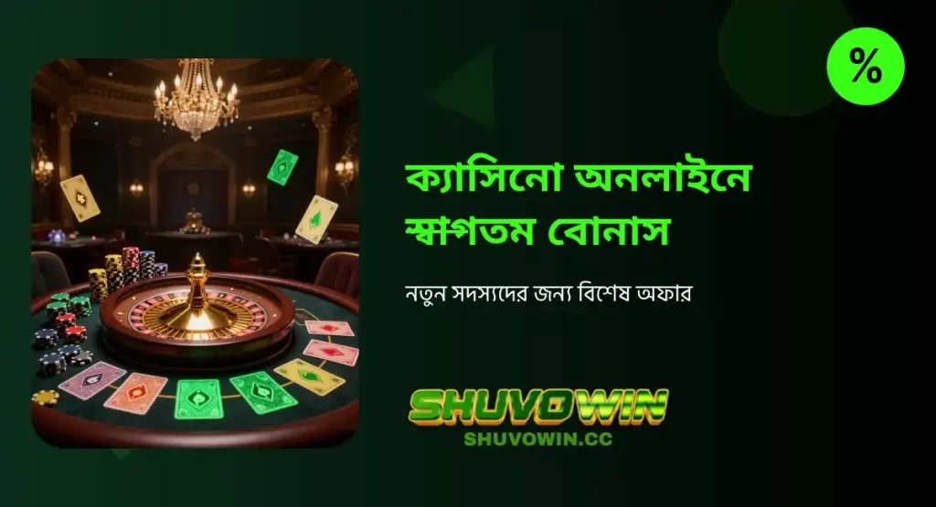 SHUVOWIN online casino bonus bd promotions banner